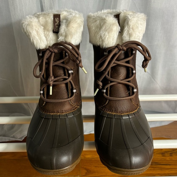 SPERRY WOMEN'S SYREN ALPINE LEATHER BRN (New) - Picture 3 of 7